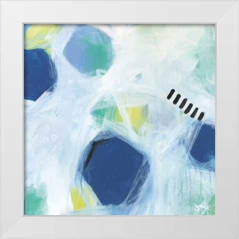 Brink Me To Life White Modern Wood Framed Art Print by Hawkins, Julie