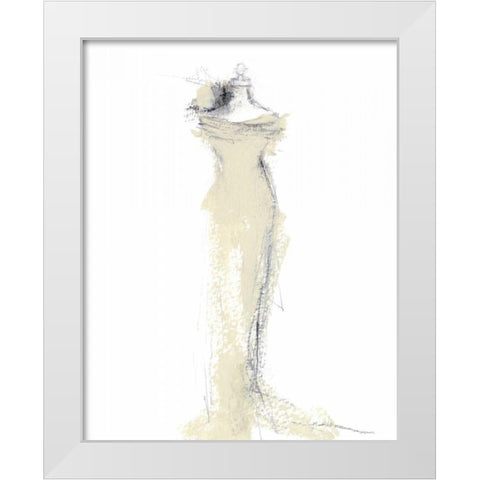 The Dressing Room I White Modern Wood Framed Art Print by Stajan-Ferkul, Andrea