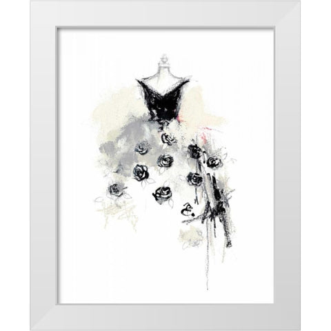 The Dressing Room II White Modern Wood Framed Art Print by Stajan-Ferkul, Andrea