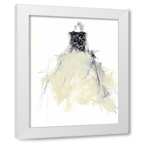 The Dressing Room IV White Modern Wood Framed Art Print by Stajan-Ferkul, Andrea