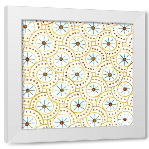 Going Circles IV White Modern Wood Framed Art Print by Smith, Hope