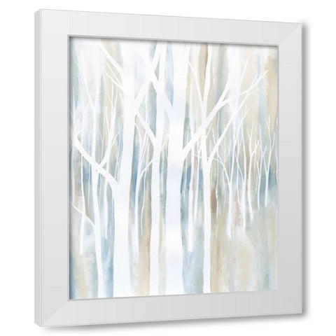 Mystical Woods I White Modern Wood Framed Art Print by Banks, Debbie