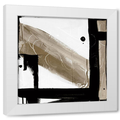 Choices White Modern Wood Framed Art Print by Fournier, Joyce