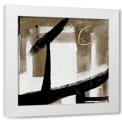 Affirmation White Modern Wood Framed Art Print by Fournier, Joyce