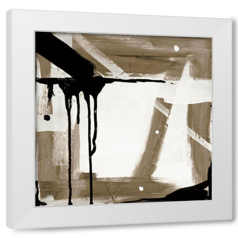 Compromise White Modern Wood Framed Art Print by Fournier, Joyce