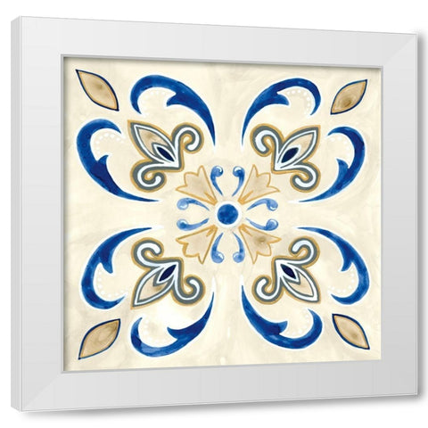 Timeless Tiles II White Modern Wood Framed Art Print by Banks, Debbie