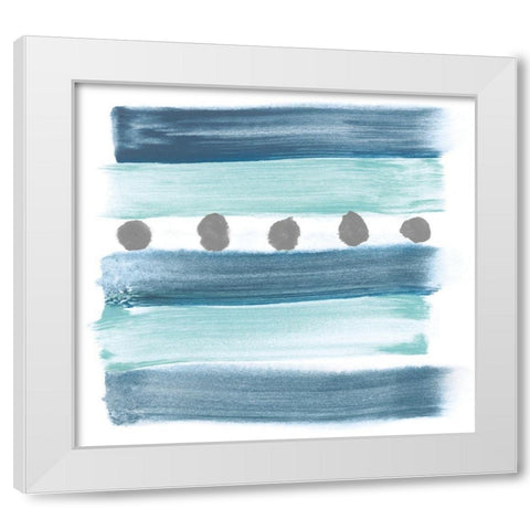 Beach Day II White Modern Wood Framed Art Print by Vindedzis, Rita