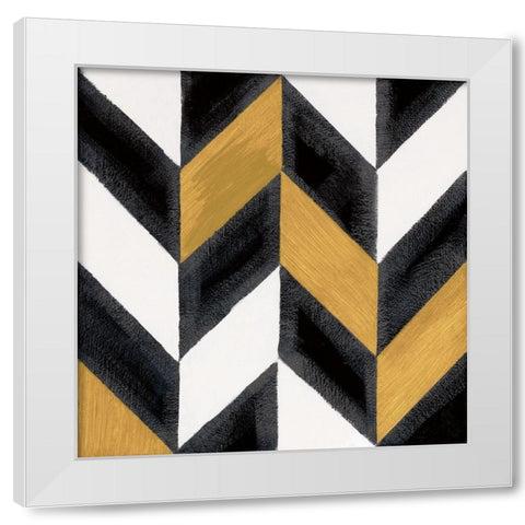 Pattern Party I White Modern Wood Framed Art Print by Vindedzis, Rita