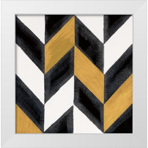 Pattern Party I White Modern Wood Framed Art Print by Vindedzis, Rita