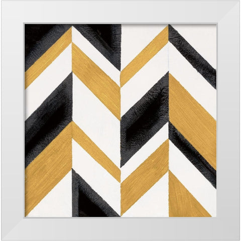 Pattern Party II White Modern Wood Framed Art Print by Vindedzis, Rita