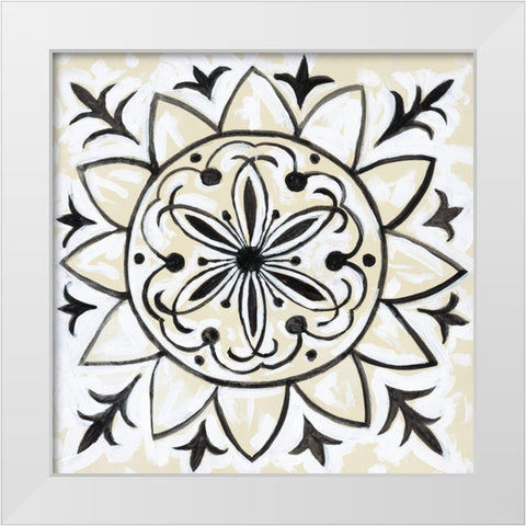 Imaginary Sunflower White Modern Wood Framed Art Print by Smith, Hope