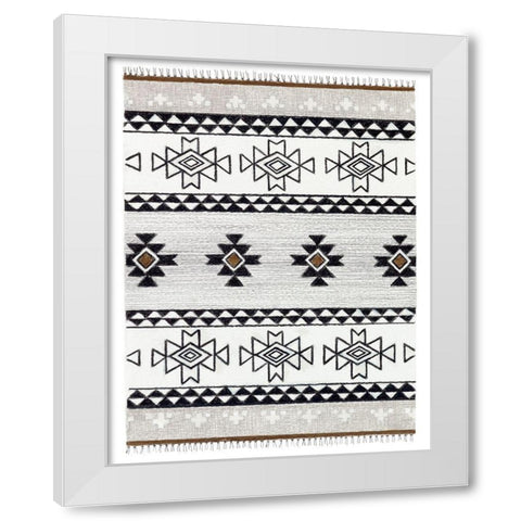 Magic Carpet Ride III White Modern Wood Framed Art Print by Stajan-Ferkul, Andrea