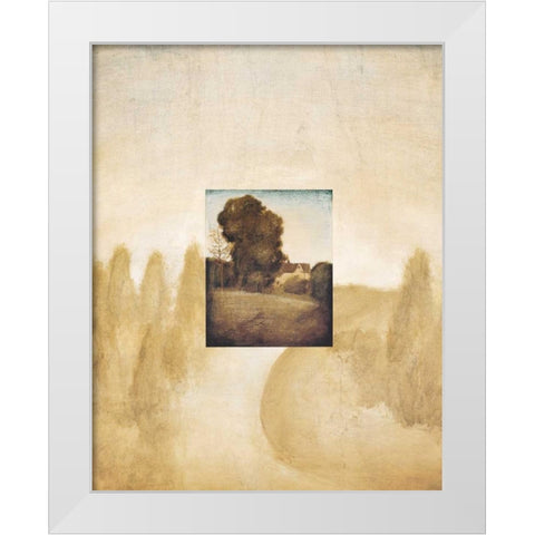 Dream House II White Modern Wood Framed Art Print by Miller, Ronald