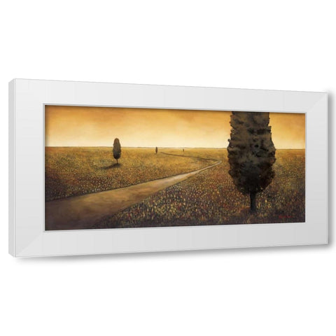 Infinite Dreamscape White Modern Wood Framed Art Print by St.Germain, Patrick