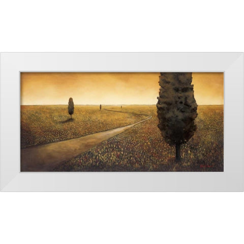 Infinite Dreamscape White Modern Wood Framed Art Print by St.Germain, Patrick