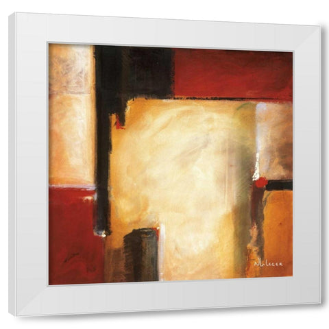 West White Modern Wood Framed Art Print by Li-Leger, Noah