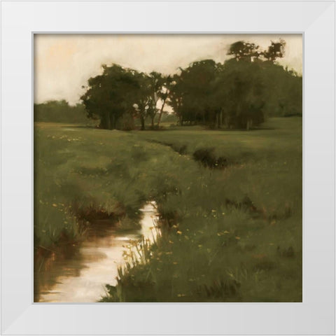 The Ancestors White Modern Wood Framed Art Print by Lightell, Megan