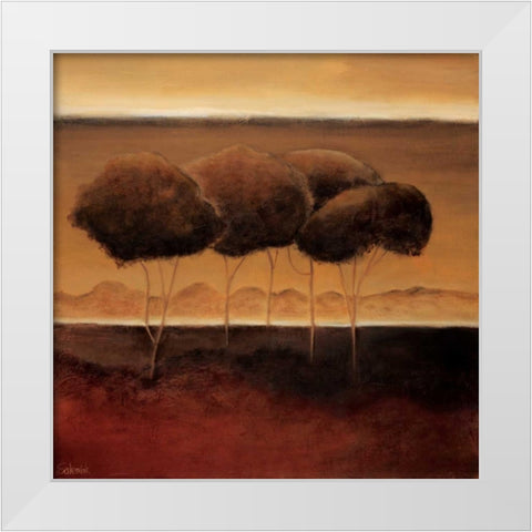 Vista de Espanole White Modern Wood Framed Art Print by Salemink-Roos, Ursula