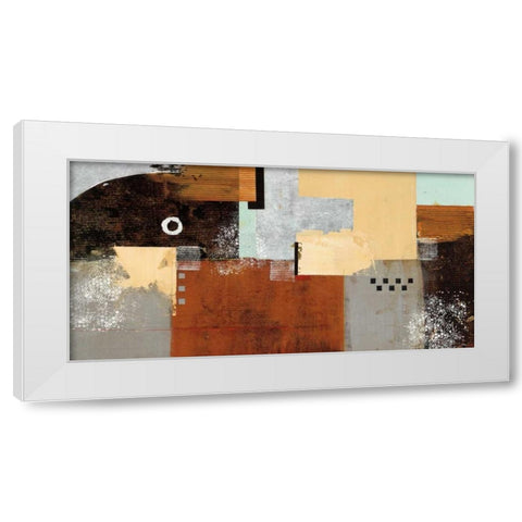 Enticing White Modern Wood Framed Art Print by Villarreal Santos, Nancy