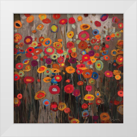 Parade White Modern Wood Framed Art Print by Li-Leger, Don