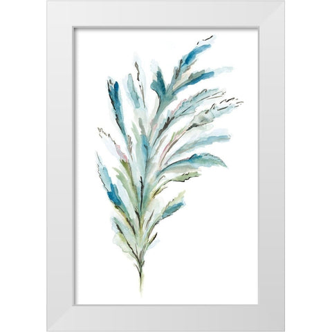 Reach I White Modern Wood Framed Art Print by Golden, Corrie