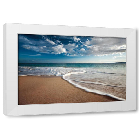 Calm Waters White Modern Wood Framed Art Print by Frates, Dennis