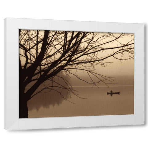 Quiet Seclusion I White Modern Wood Framed Art Print by Harris, Keith