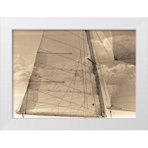 Nautical Dream I White Modern Wood Framed Art Print by Stevens, David