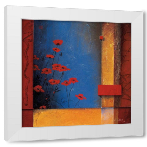Mystic Journey White Modern Wood Framed Art Print by Li-Leger, Don