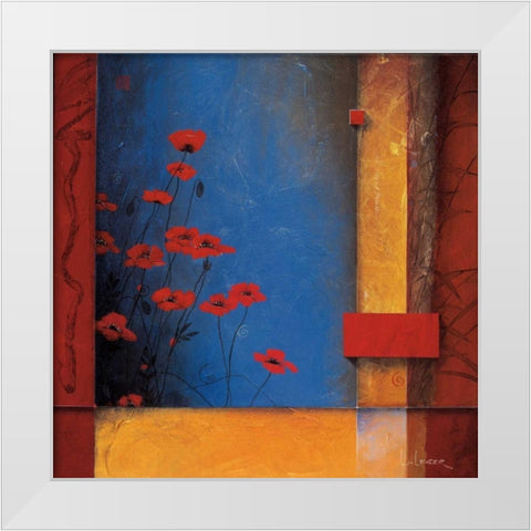 Mystic Journey White Modern Wood Framed Art Print by Li-Leger, Don
