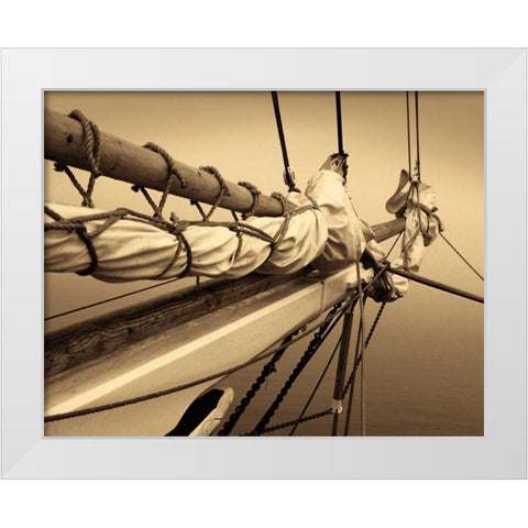 Breaking the Mist II White Modern Wood Framed Art Print by LeBlanc, Frederick J.