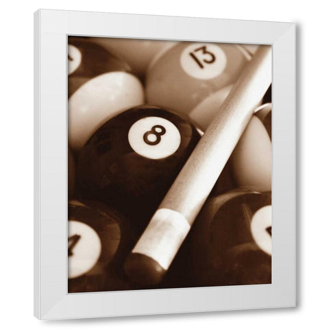 Pool White Modern Wood Framed Art Print by Maihara/Watt, Jeff/Boyce
