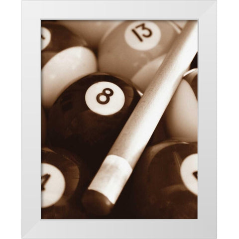 Pool White Modern Wood Framed Art Print by Maihara/Watt, Jeff/Boyce