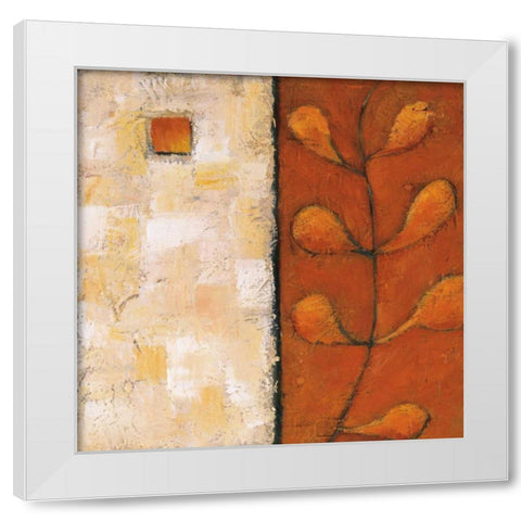 Seasons I White Modern Wood Framed Art Print by Salemink-Roos, Ursula