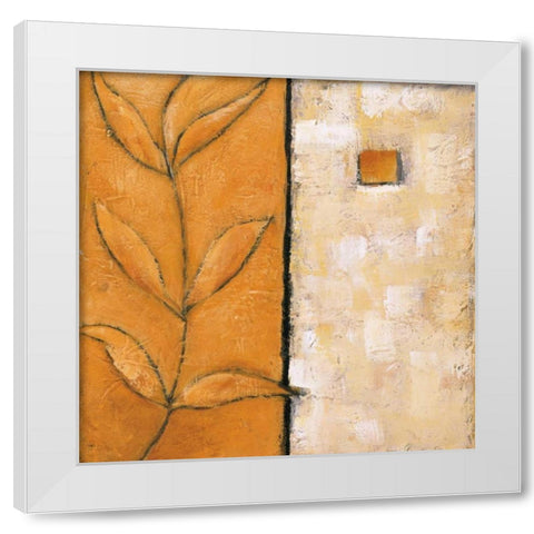 Seasons II White Modern Wood Framed Art Print by Salemink-Roos, Ursula