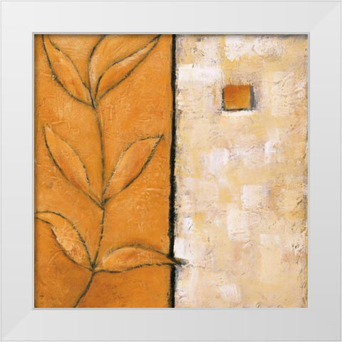 Seasons II White Modern Wood Framed Art Print by Salemink-Roos, Ursula