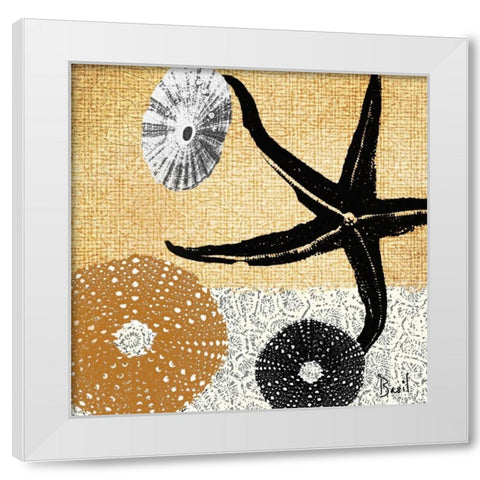 Tidepool Dreams II White Modern Wood Framed Art Print by Basil, Jason