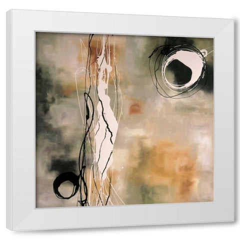 Grove White Modern Wood Framed Art Print by Maitland, Laurie