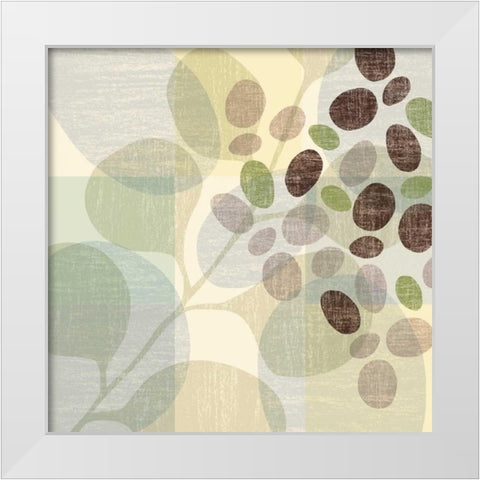 Spa I White Modern Wood Framed Art Print by Ahava