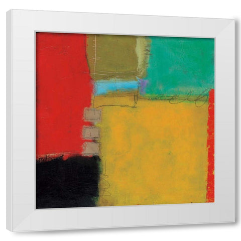 Muse I White Modern Wood Framed Art Print by Cardenas, Jason