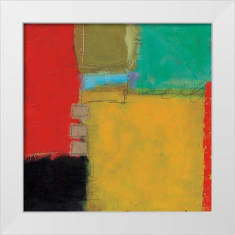 Muse I White Modern Wood Framed Art Print by Cardenas, Jason