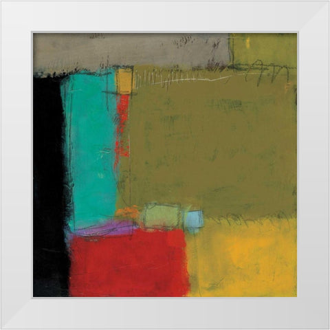 Muse II White Modern Wood Framed Art Print by Cardenas, Jason