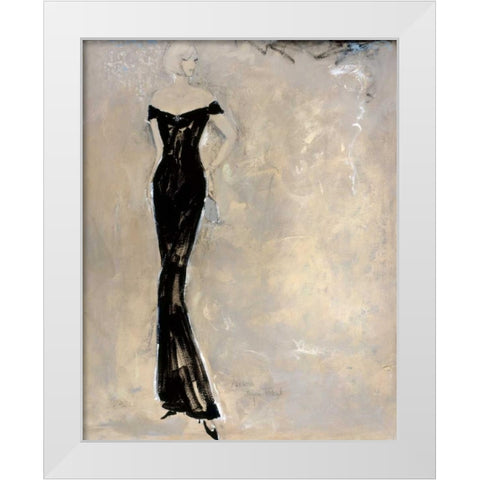 Colors of Night I White Modern Wood Framed Art Print by Stajan-Ferkul, Andrea