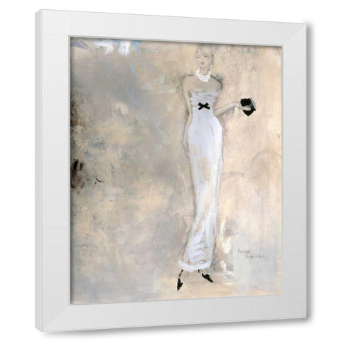 Colors of Night III White Modern Wood Framed Art Print by Stajan-Ferkul, Andrea