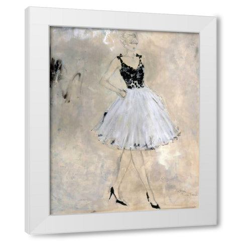 Colors of Night IV White Modern Wood Framed Art Print by Stajan-Ferkul, Andrea