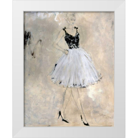 Colors of Night IV White Modern Wood Framed Art Print by Stajan-Ferkul, Andrea
