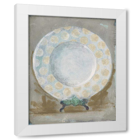 Dinner Plate III White Modern Wood Framed Art Print by Stajan-Ferkul, Andrea