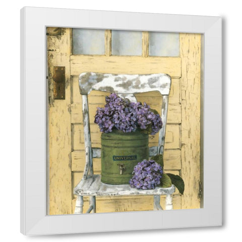 Cottage Bouquet I White Modern Wood Framed Art Print by Atria, Cristin