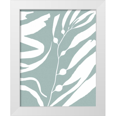 Seagrass II White Modern Wood Framed Art Print by Berg, Sabine