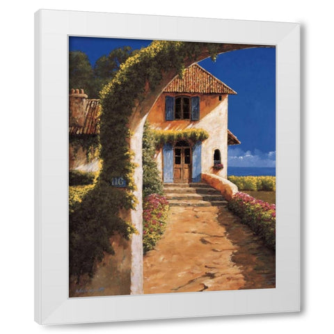 Welcoming White Modern Wood Framed Art Print by Archambault, Gilles